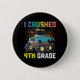 Ik heb de eindexamen van de monstertruck van groep ronde button 5,7 cm