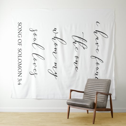 Ik heb de ene bruiloft achtergrond gevonden wandkleed (In Situ (horizontaal))