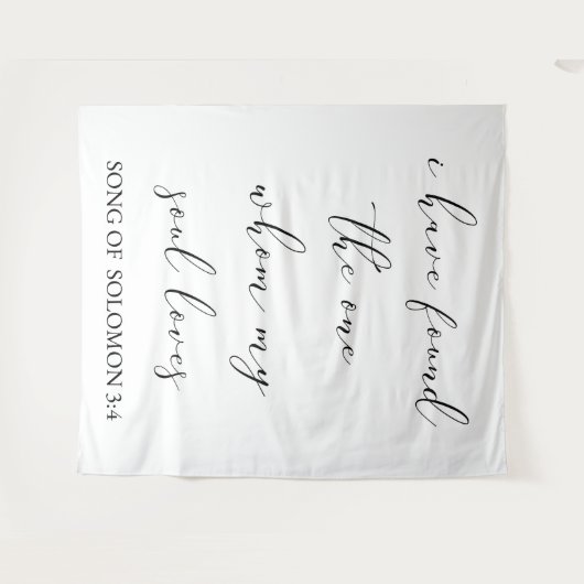 Ik heb de ene bruiloft achtergrond gevonden wandkleed (Voorkant (horizontaal))