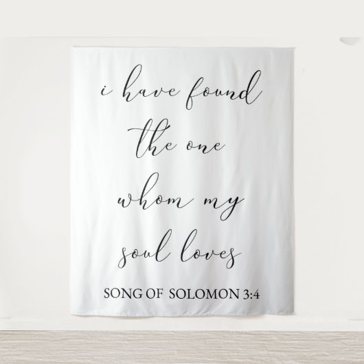 Ik heb de ene bruiloft achtergrond gevonden wandkleed (Voorkant)