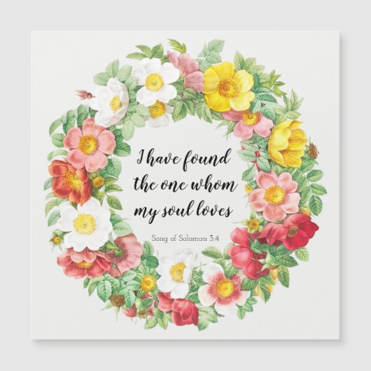 Ik heb de enige Song van Solomon Magnet-kaart gevo (Voorkant)