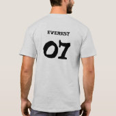 Ik heb de Everest veroverd en de T-shirt. T-shirt (Achterkant)