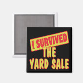 IK HEB DE GARDE VERKOOP OVERLEVEN MAGNEET (Voorkant / Achterkant)