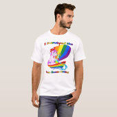 "Ik heb de Gay Booze Cruise overleefd!" T-shirt (Voorkant volledig)