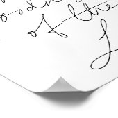 Ik heb de goedheid van het Lord Script gezien Poster (Hoek)