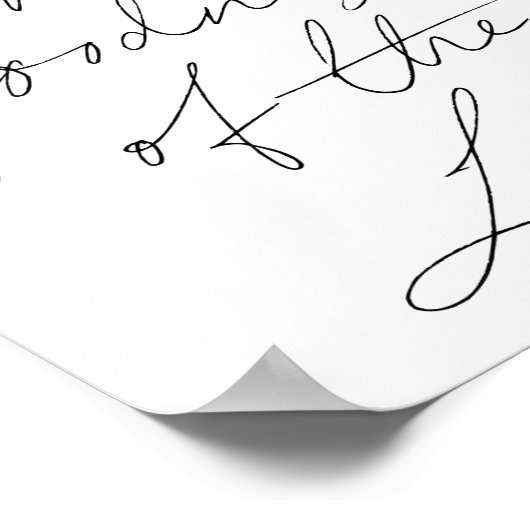 Ik heb de goedheid van het Lord Script gezien Poster (Hoek)