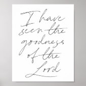 Ik heb de goedheid van het Lord Script gezien Poster (Voorkant)