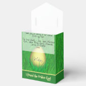 "Ik heb de gouden eieren gevonden" groen graaft je Bedankdoosjes (Geopend)