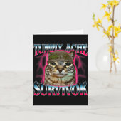 Ik heb de grappige buikpijn van vandaag overleefd  kaart (Gele Bloem)