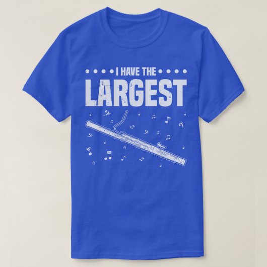 Ik heb de grootste bassonist t-shirt (Design voorkant)