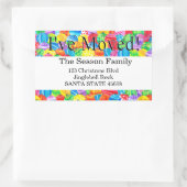 Ik heb de handgeschilderde waterverf sticker verpl (Tas)