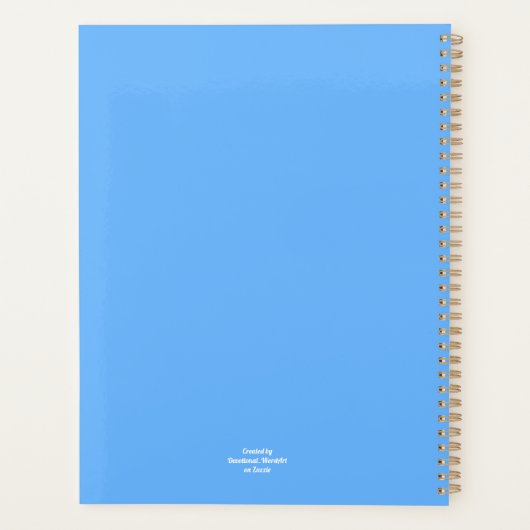 Ik heb de Heer voor me gezet... de Bijbelverse. Planner (Achterkant)