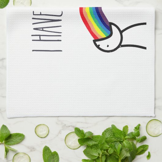 Ik heb de homo meme theedoek (Gevouwen)