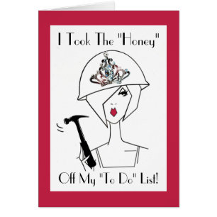 Ik heb de honing van mijn lijst gehaald.