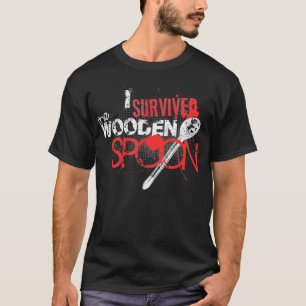 Ik heb de houten lepel overleefd t-shirt