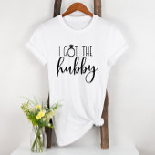 Ik heb de Hubby Engaged Fun Bridal T-Shirt