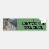 IK HEB DE INKA TRAIL BUMPERSTICKER OVERLEVEN (Voorkant)
