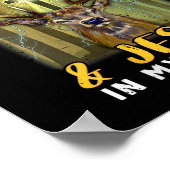 Ik heb de jacht in mijn aderen Jezus in mijn hart Poster (Hoek)