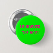 Ik heb de jaren 80 overleefd. - Gepersonaliseerd Ronde Button 5,7 Cm (Voorkant /achterkant)