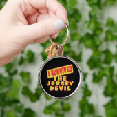IK HEB DE JERSEYDUIVEL OVERLEEFD SLEUTELHANGER (Hand)