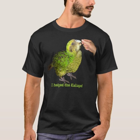 Ik heb de Kakapo geholpen. T-shirt (Voorkant)