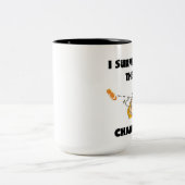 Ik heb de kanla overleefd tweekleurige koffiemok (Center)