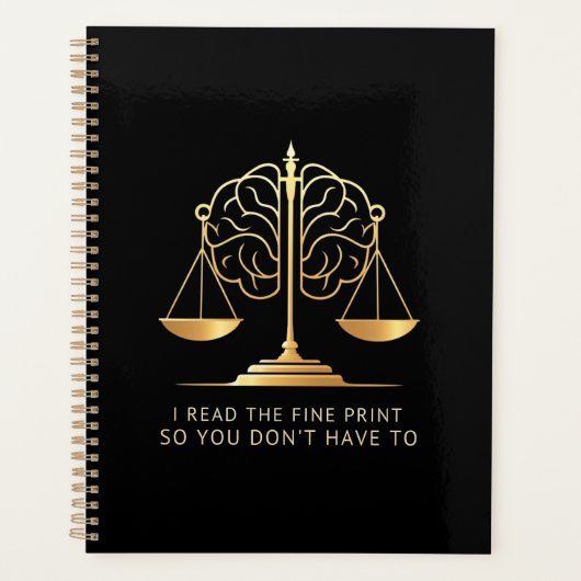 Ik heb de kleine lettertjes gelezen, dus dat hoeft planner (Voorkant)