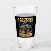 Ik Heb De Kleuterschool Monstertruck Afstuderen Ve Glas (Voorkant)