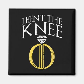 Ik heb de knie bruid en bruidegom Verloving bruilo Magneet