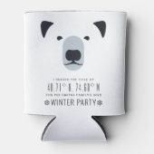 Ik heb de koude naar de feestdag geremd. | Winters Blikjeskoeler (Voorkant)