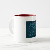 Ik heb de kracht om mijn verhaal te veranderen - M Tweekleurige Koffiemok (Voorkant links)