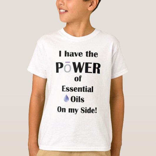 Ik heb de kracht van Essential Oils aan mijn kant T-shirt (Voorkant)
