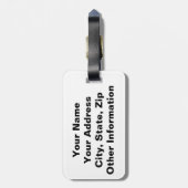 Ik heb de kracht van Essential Oils met aangepaste Bagagelabel (Achterkant verticaal)