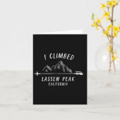 Ik heb de Len Peak Summit Mountain Climbing Natuur Kaart (Gele Bloem)