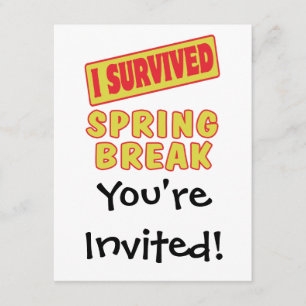 IK HEB DE LENTE-VAKANTIE OVERLEEFD KAART