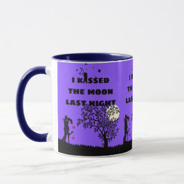 ik heb de maan gisteravond gekust mok