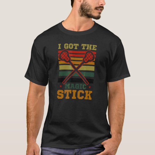 Ik heb de Magic Stick Lax T-shirt (Voorkant)