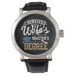 Ik heb de masteropleiding van mijn vrouw overleefd horloge