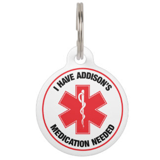 Ik heb de medische waarschuwing van Addison Medic Huisdierpenning