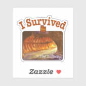 Ik heb de metro overleefd, Zion Sticker (Vel)