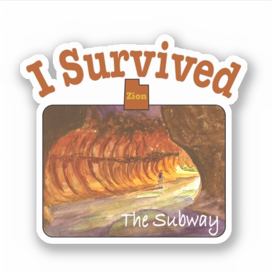 Ik heb de metro overleefd, Zion Sticker (Voorkant)