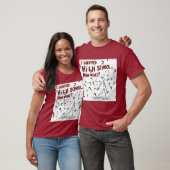 Ik heb de middelbare school overleefd. Wat nu? Gra T-shirt (Unisex)