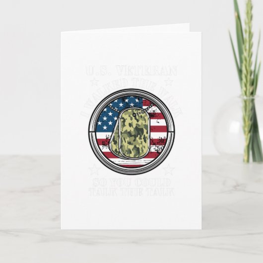 Ik Heb De Militair Veteranen Pensioen Gelopen Kaart (Voorkant)