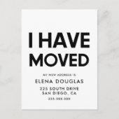 Ik heb de Modern minimalist Moving aankondiging ve Briefkaart (Voorkant)