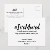 Ik heb de Moderne Minimale Verandering van het Adr Briefkaart (Voorkant / Achterkant)