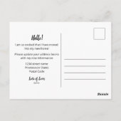 Ik heb de Moderne Minimale Verandering van het Adr Briefkaart (Achterkant)