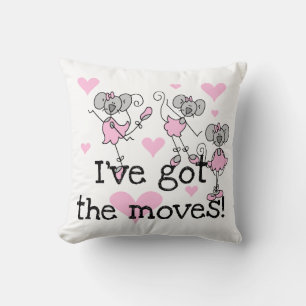 Ik Heb de Moves Ballerina T-shirts en Cadeaus Kussen