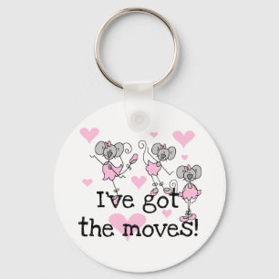 Ik Heb de Moves Ballerina T-shirts en Cadeaus Sleutelhanger