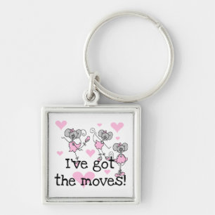 Ik Heb de Moves Ballerina T-shirts en Cadeaus Sleutelhanger