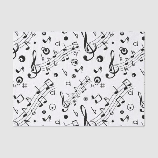 Ik heb de muziek in me tissuepapier (Voorkant)